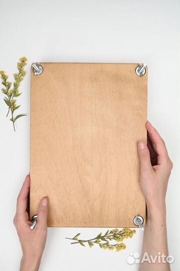 Большой пресс для гербария 22*31 цвет 