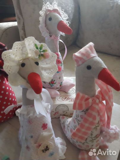 Гусь кукла тильда