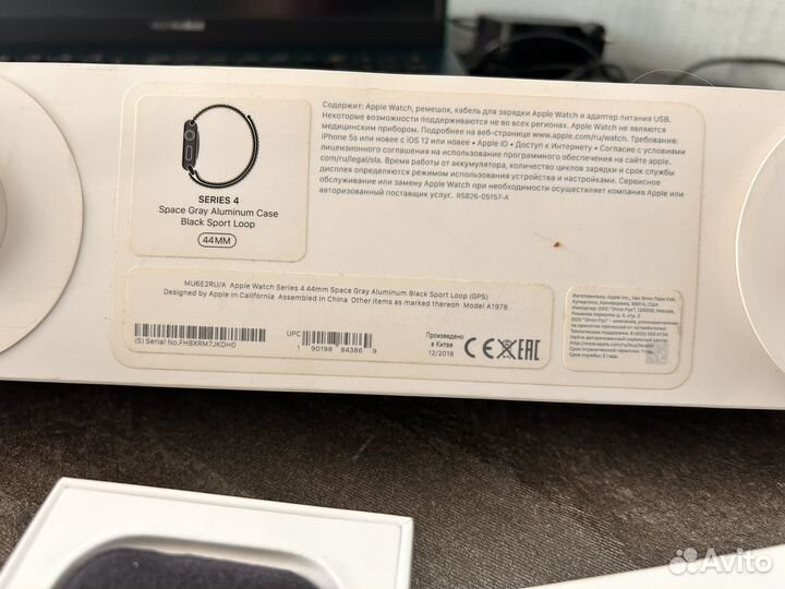 Часы apple watch 4 44 mm