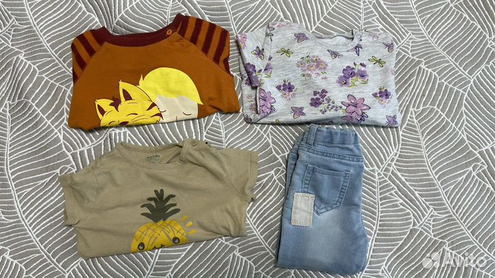 Пакет одежды для девочки размер 86