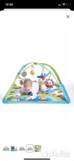 Развивающий коврик tiny love новый