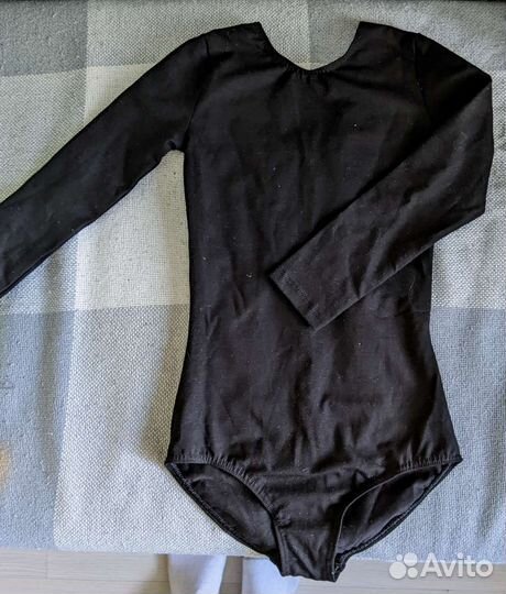 Купальники гимнастические детские черные 32, 34р