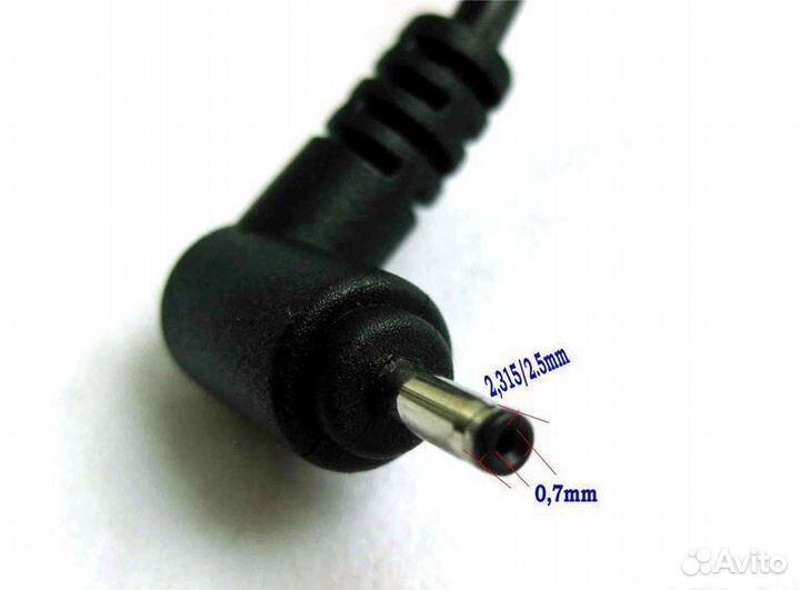 Зарядное уст для ноутбука - 19V 2.1A 1.0MMx0.5MM A