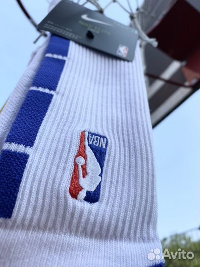 Носки Nike Elite NBA (белый/синий)