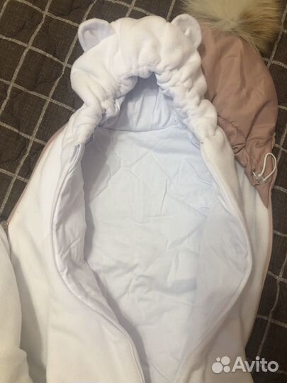 Зимний конверт для девочки