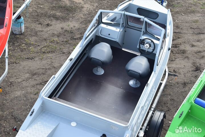 Новый алюминиевый катер Неман 500DC под ключ
