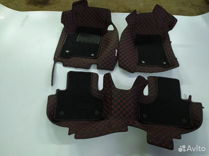 3D Коврики Exeed Салон Багажник из Экокожи