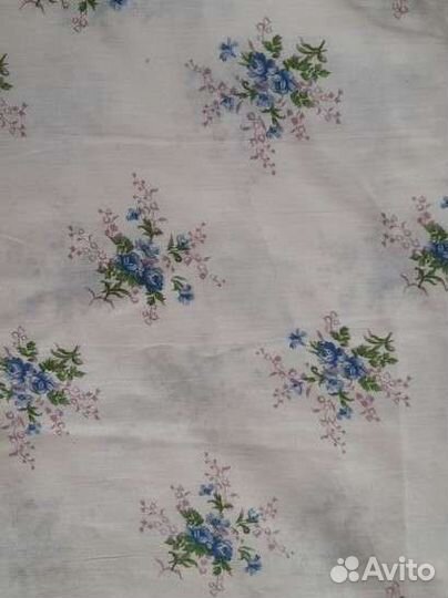 Отрезы ткани хлопок СССР, марля, синель шелковая