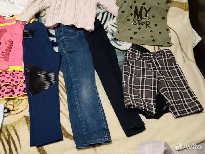 Вещи пакетом на девочку 110 116