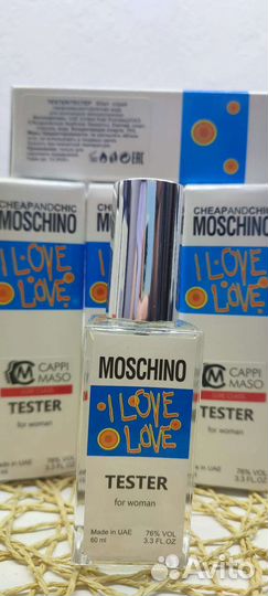 Туалетная вода moschino I Love Love