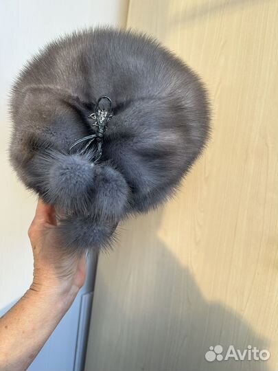 Шапка норковая женская