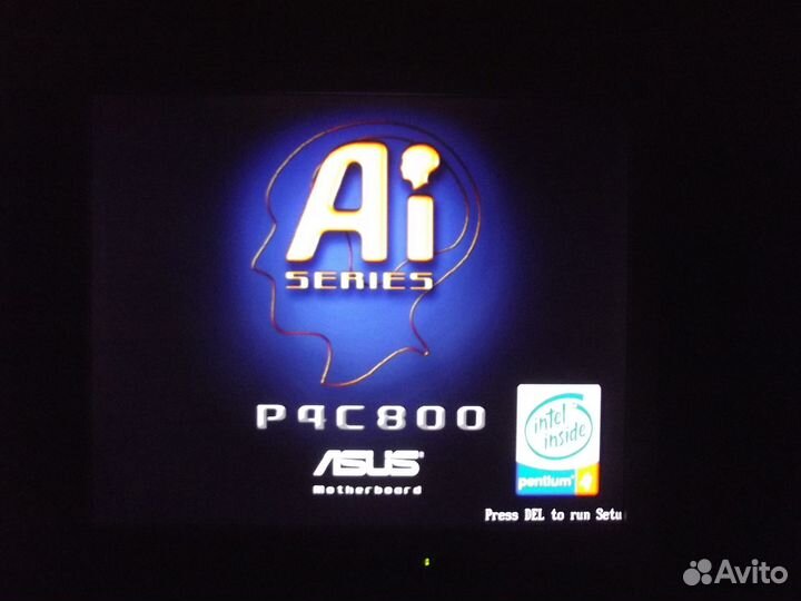 Материнская плата с процессором