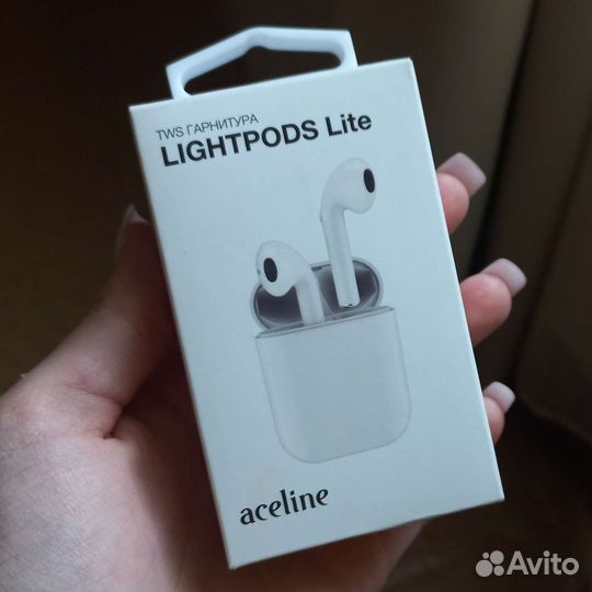 Беспроводные наушники lightpods lite