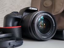 Зеркальный фотоаппарат Canon 100d Новый Комплект