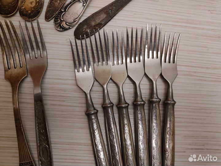 Ложки,вилки,мельхиор,СССР