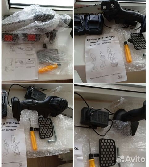 Цепная мини пила аккумуляторная
