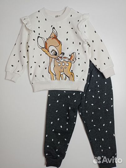 Костюм для девочки на флисе утепленный