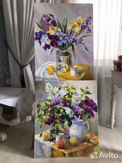 Картина маслом на холсте с подрамником