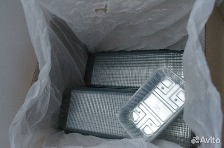 Пластиковые лотки для ягод (0,5 кг объём)