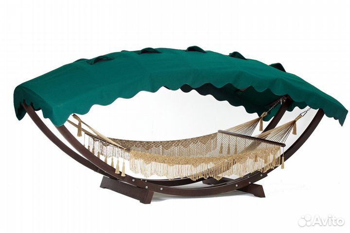 Гамак напольный с навесом