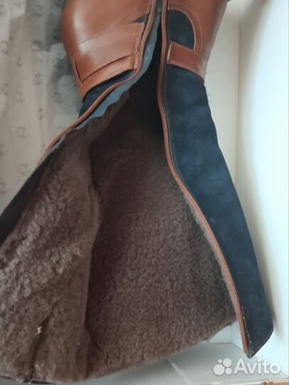 Зимние женские сапоги 38 натуральная кожа