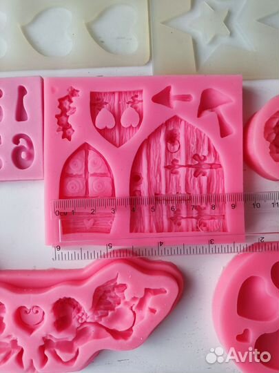 Силиконовые молды/формы для декора из шоко/мастики