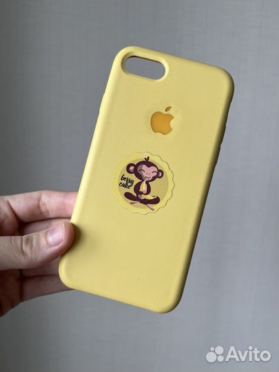 Чехол на iPhone 7 8 желтый