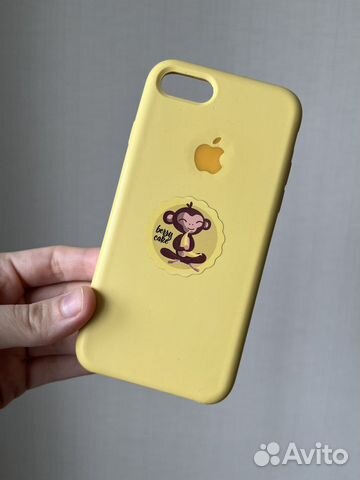 Чехол на iPhone 7 8 желтый