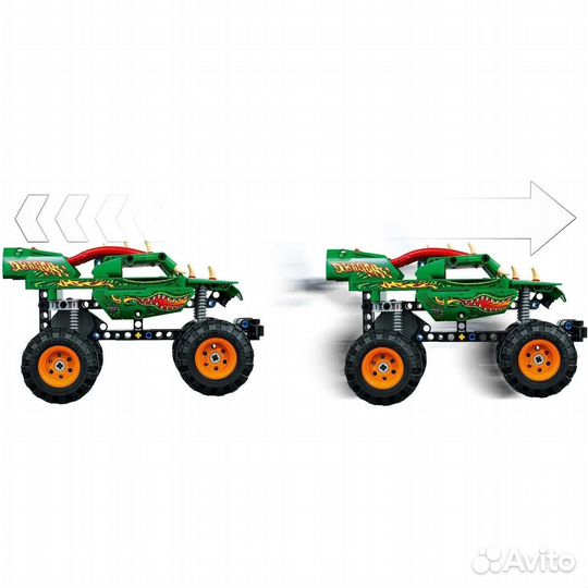 Конструктор Lego Монстер Джем Дракон Техник 42149