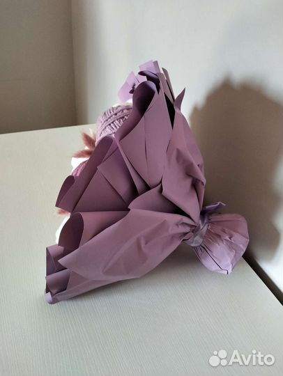 Букет из пряжи