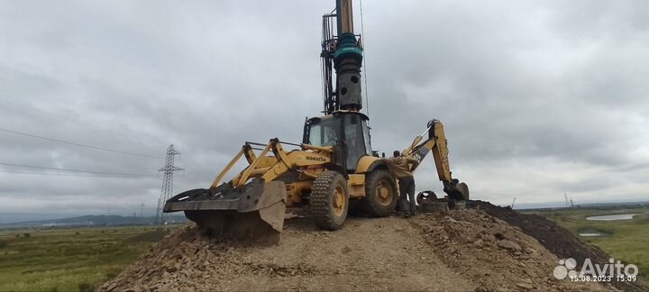 Услуги экскаватора погрузчика