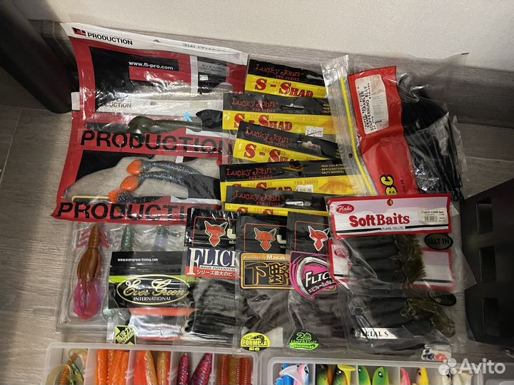 Воблеры силикон джиг ящик meiho япония