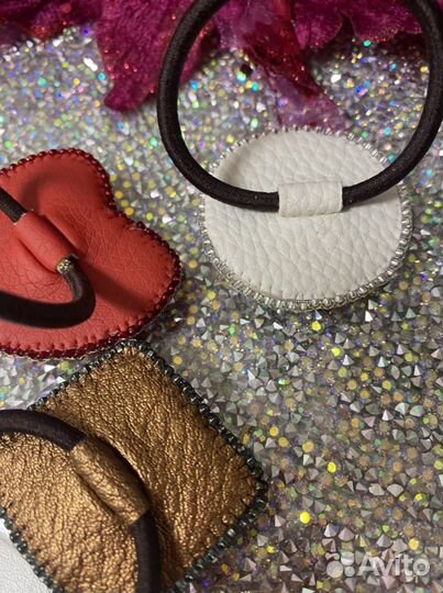 Резинка для волос с кристаллами