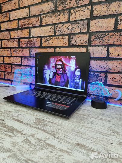 Игровой 17,3д MSI i7 GTX 960, 16 озу SSD