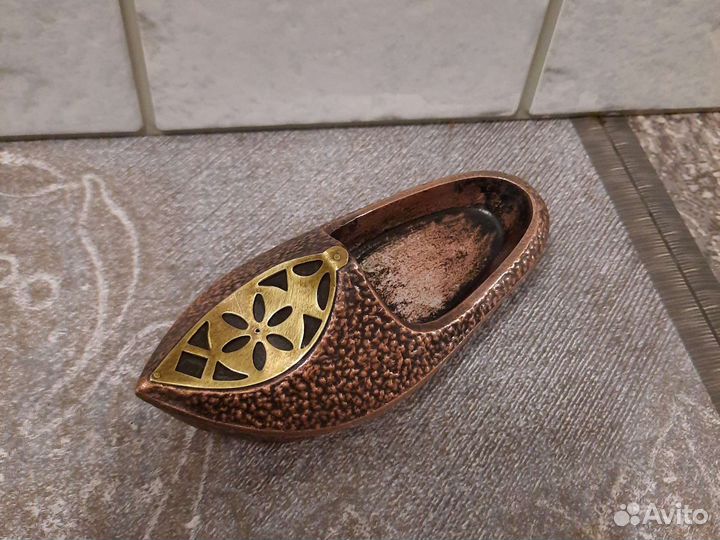 Пепельница бронза СССР 1985г