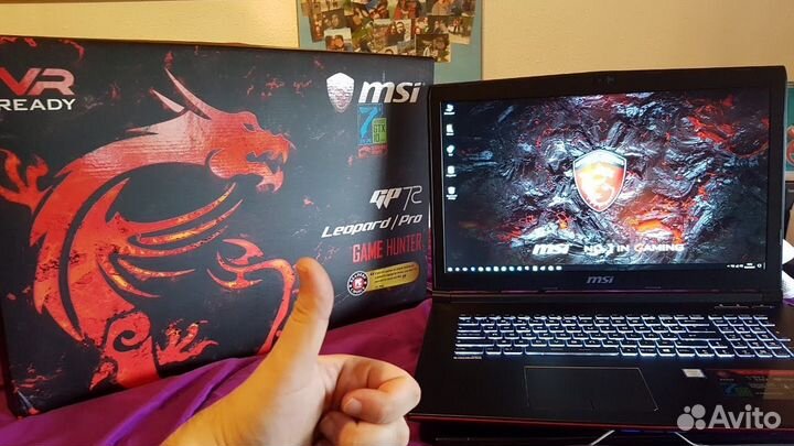 Игровой MSI gp72 7REX Leopard Pro i7/32/GTX/17.3