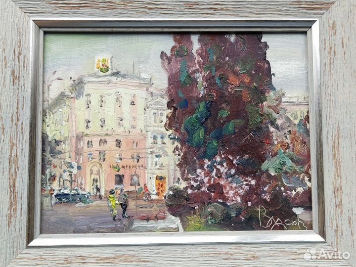 Власов В. Картон/масло. Импрессионизм