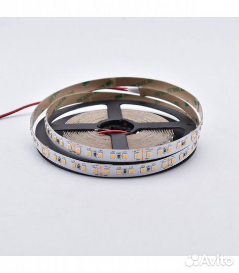 Светодиодная лента 2835 120д/м, IP33.12В.Теп.белый