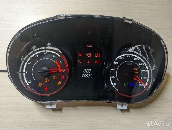 Комбинация приборов калина 2 люкс