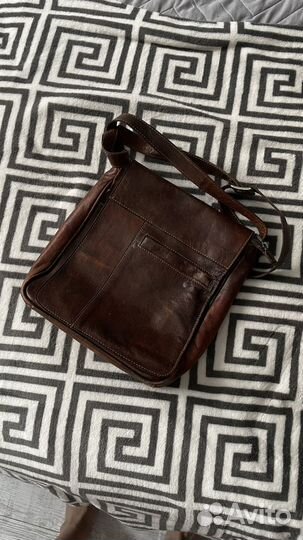 Сумка мужская натуральная кожа