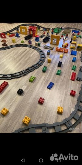 Lego дупло железная дорога