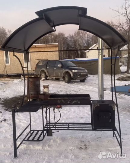 Мангал с печью от производителя
