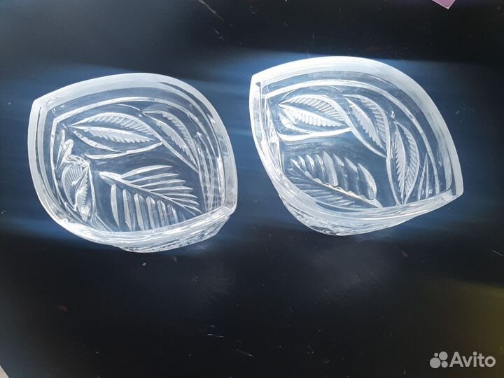 Ваза для фруктов хрусталь СССР