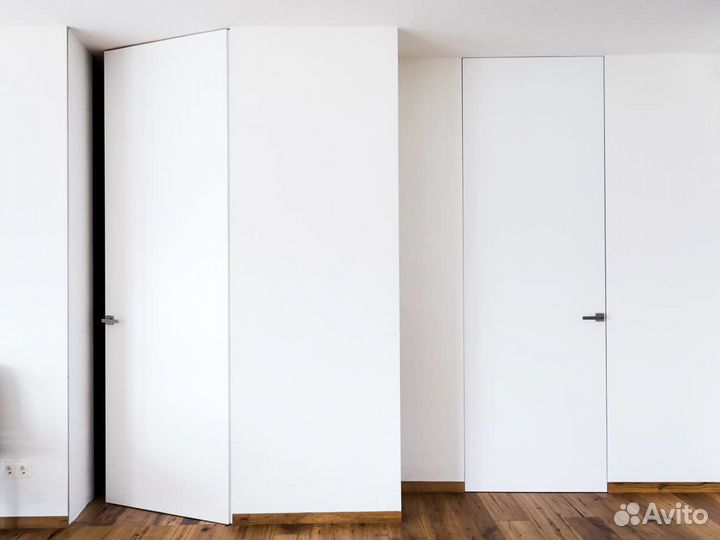 Скрытые двери с фурнитурой