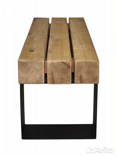 Скамейка садовая брус 100х100