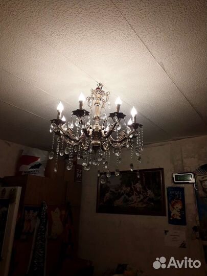 Люстра потолочная подвесная бу