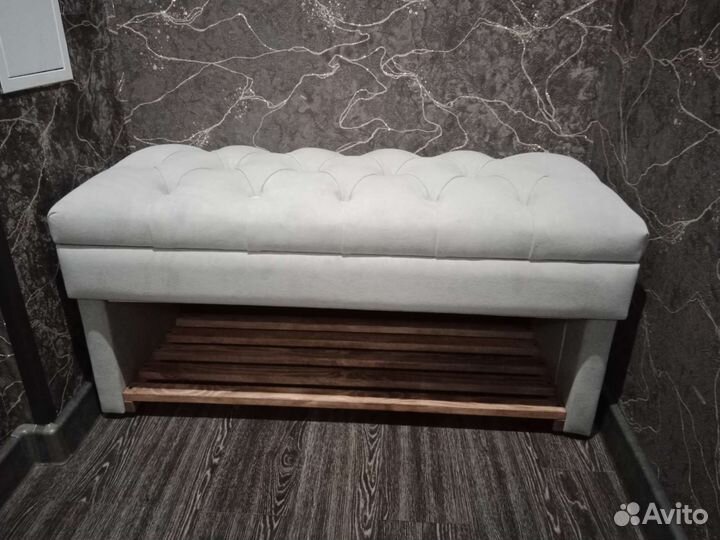 Банкетка в прихожую с ящиком