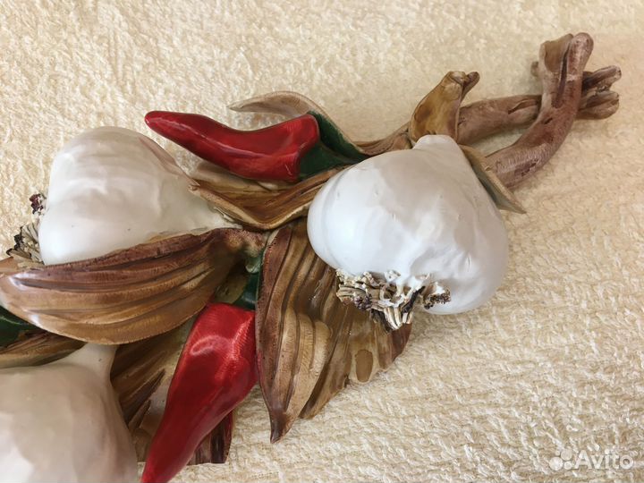 Чеснок сувенир на стену h33