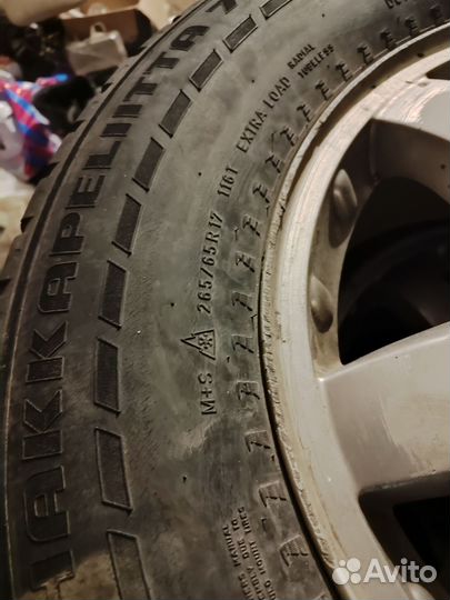 Комплект зимних колес r17 265 65 5х112