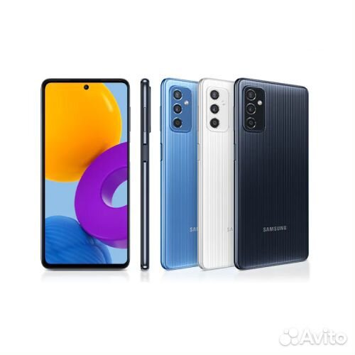 Лоток симкарты Samsung M52 белый